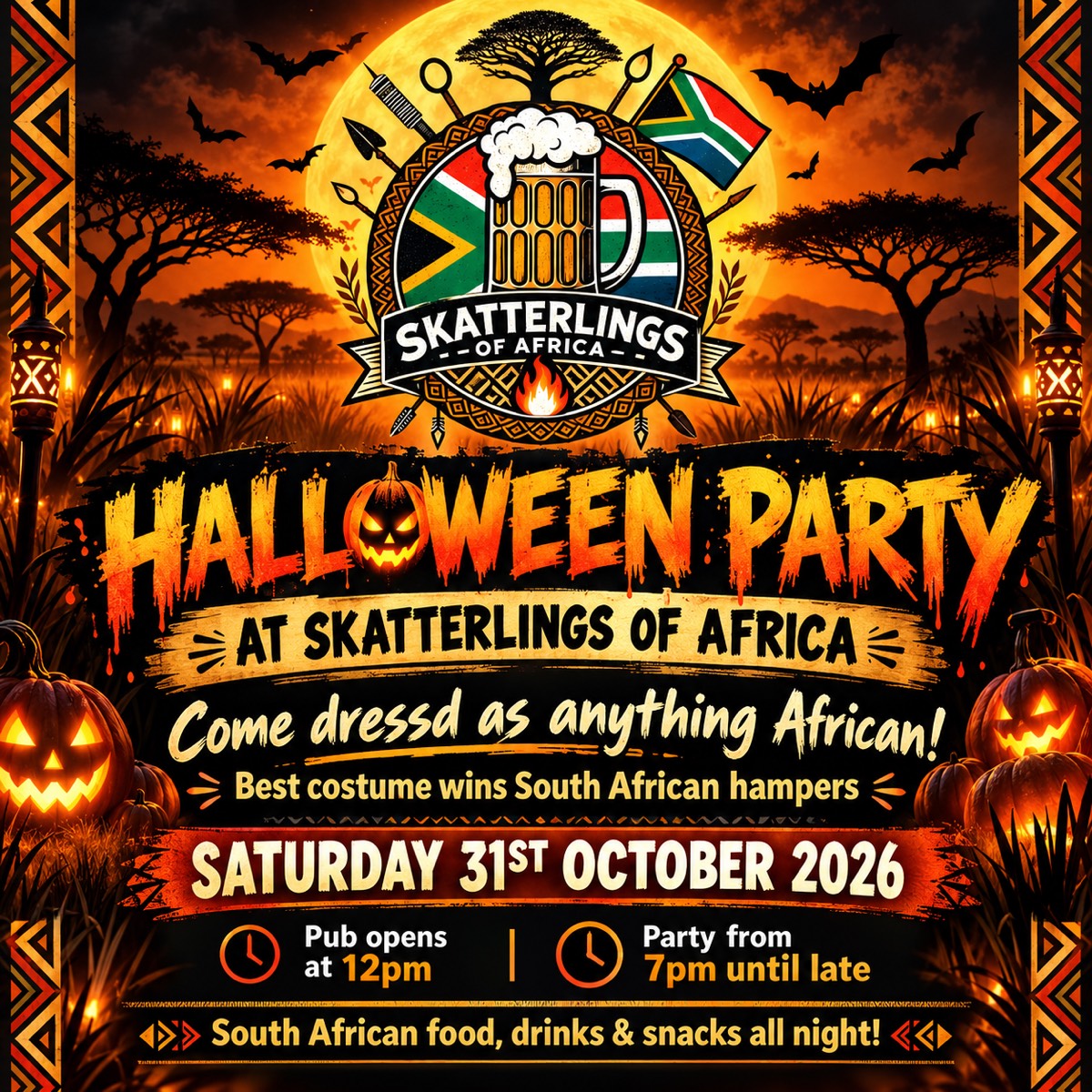 Halloween At Skatterlings Of Africa