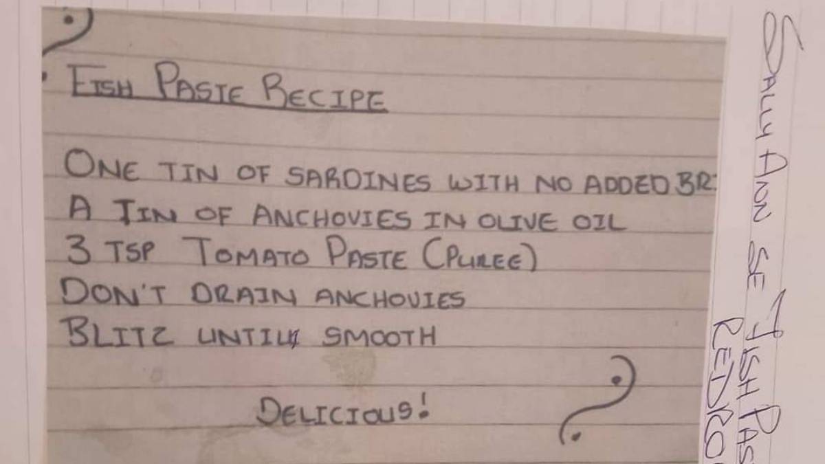 Anchovy paste